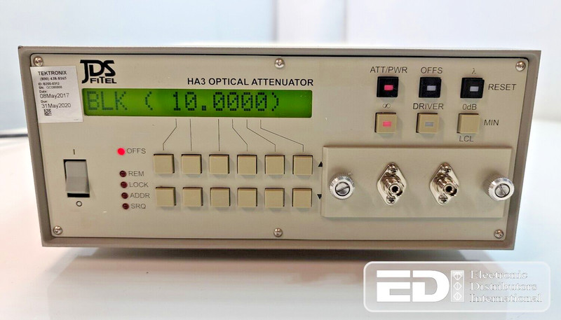 JDS Uniphase HA3 - HA37+10FP1 Optical Attenuator
