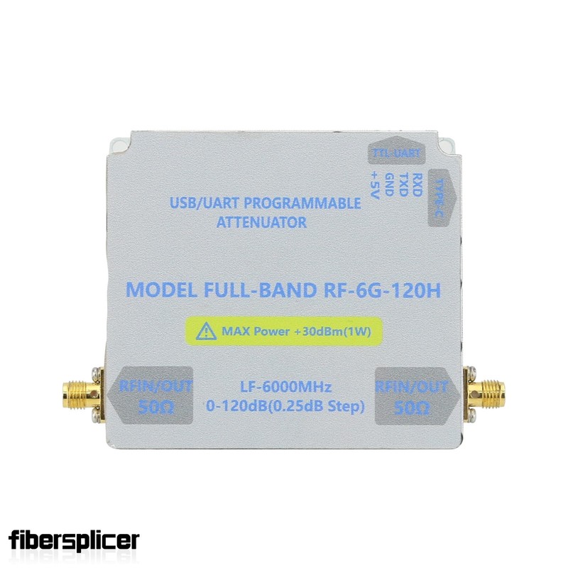 LF-6GHZ-120DB Bidirectional Digital Control RF Attenuator w/TFT Main Controller gallery
