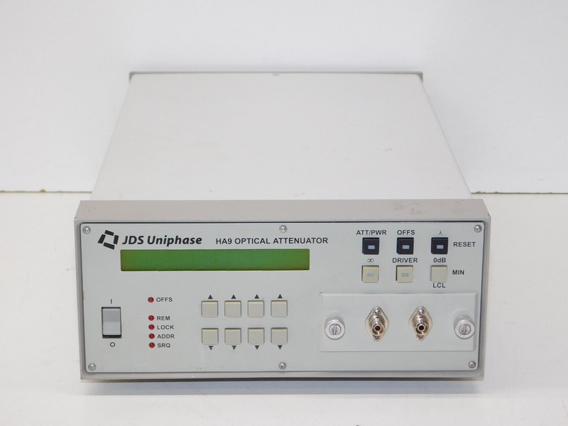 JDS Uniphase HA9 Optical Attenuator HA9503-FPL2 Digital Display Fitel Unit gallery