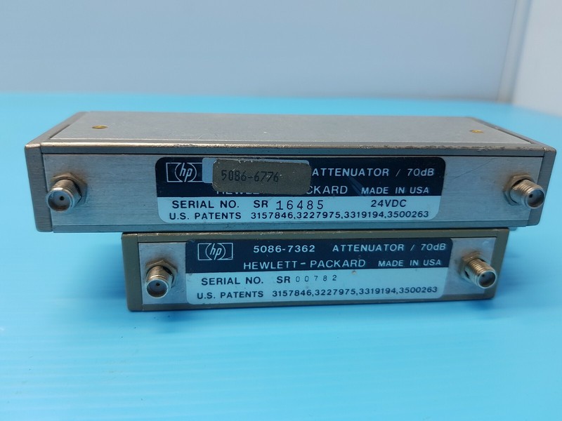 HP 5086-7362 1x 5086-6776 1x Attenuator 70dB Lot of 2 gallery