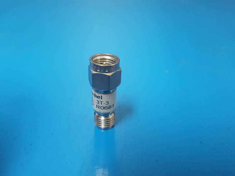 Weinschel 3T-3: Coaxial RF Attenuator 2 W, DC-12.4 GHz (R0681) gallery