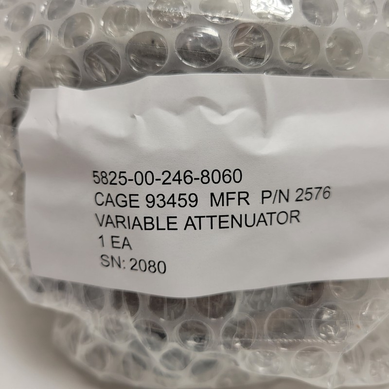 5985-00-246-8060 Variable Attenuator 5985002468060 | Model: 2576 gallery