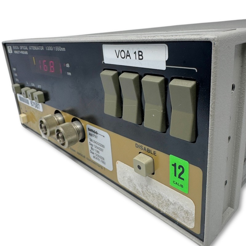 Hewlett-Packard 8157A Variable Optical Attenuator (VOA) 1300/1550nm gallery
