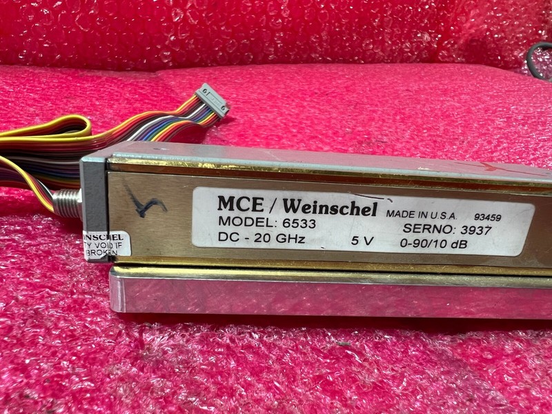 MCE Weinschel 6533 DC-20 GHz 3937 AS-IS gallery