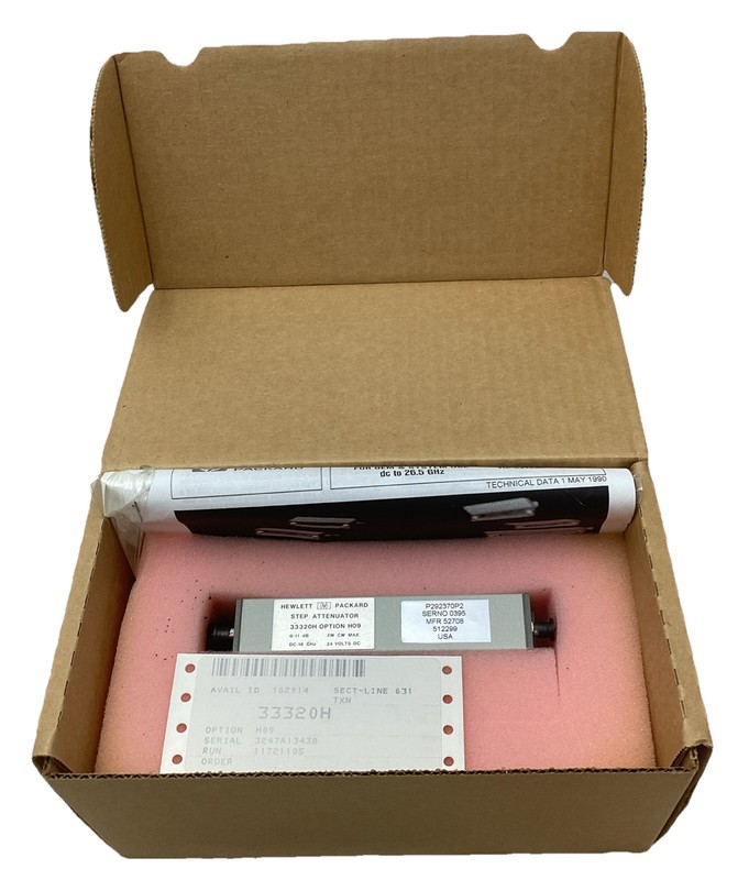 HP Step Attenuator 33320H- H09 (33320A/B/G/H,33321A/B/G/H/K,33322A/B/G/H 33323K)