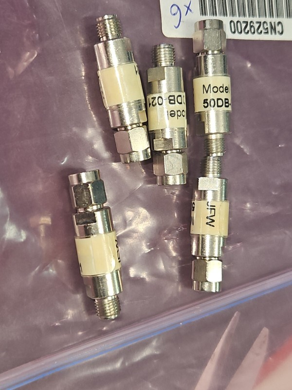 JFW P/N: 50DB-021 SMA F-M DC BLOCK WITH 50OHMS NOMINAL IMPEDANCE gallery