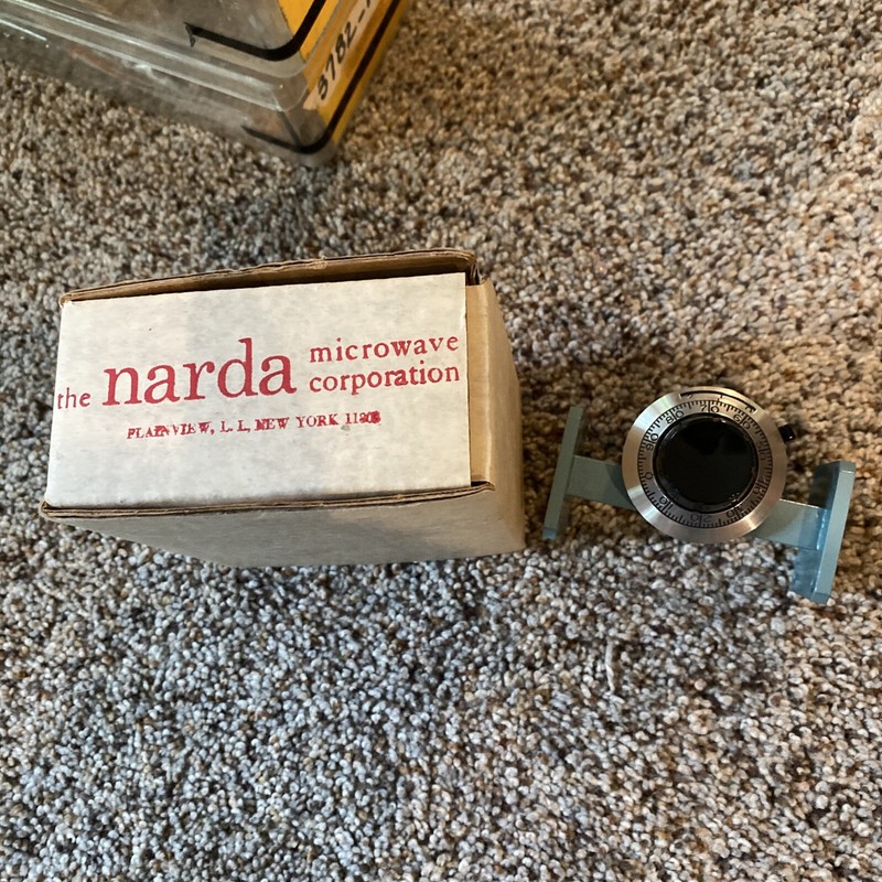 Narda Microwave Variable Attenuator 730 253841 8.20-12.4 GHz 0-20dB NEW! gallery