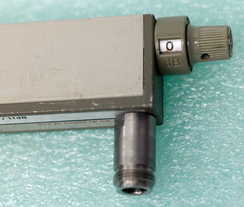 HP Agilent Keysight 8494B Attenuator DC-18 GHz 0-11dB in 1 dB steps, N(f) Conn gallery