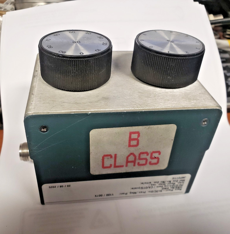 Weinschel variable attenuator AF-119A-99-33.98459 / 9524 0-99dB 1dB step 0-18GHz