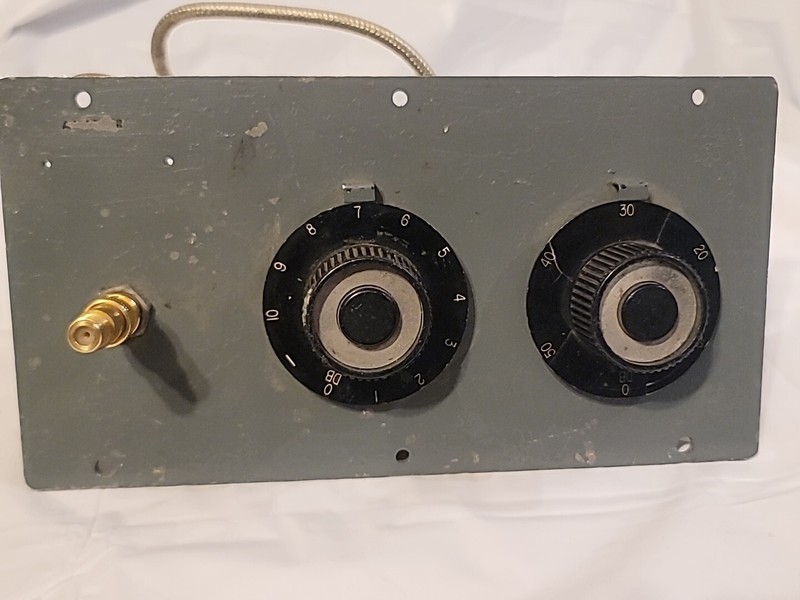 Vintage TELONIC ROTARY TB-50A And TA-50AX6 Step Attenuator