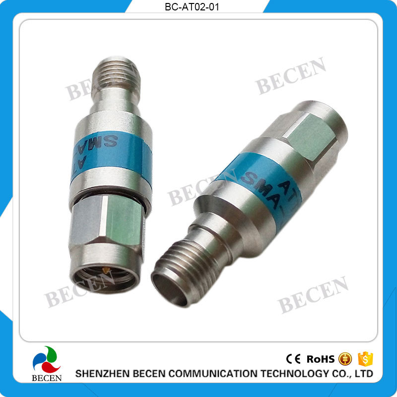 Fixed Attenuator 2W SMA 5dB Attenuator Plug male to Jack female 2Watt DC-6Ghz gallery