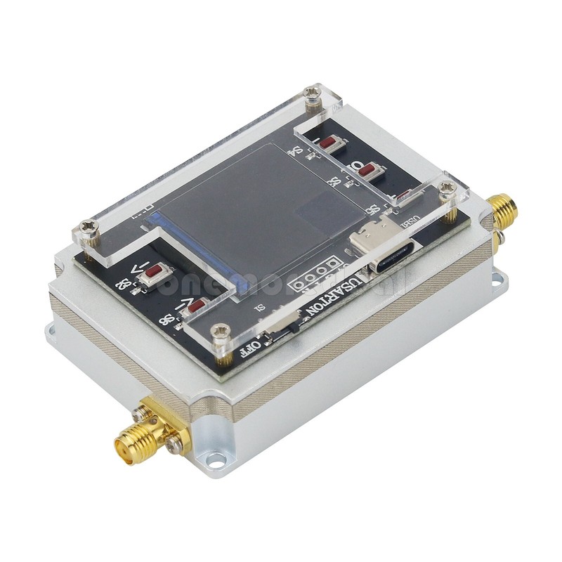 DC-8GHz/3GHz Digital Programmable Attenuator CNC Isolation Attenuator 1.3" TFT gallery