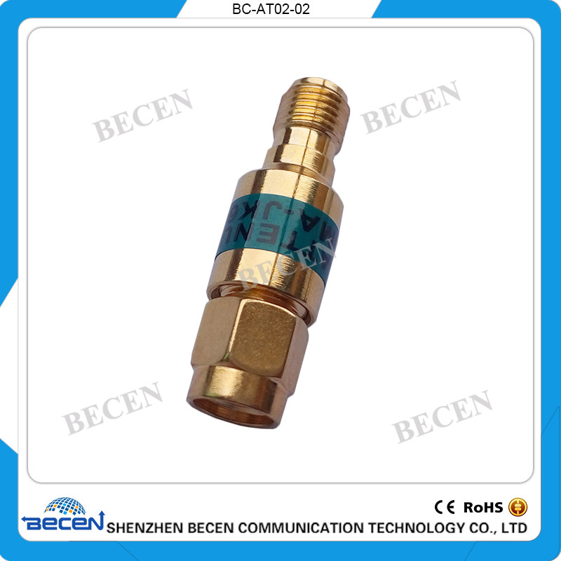 rf Attenuator 2W SMA Attenuator 20DB SMA Plug male to Jack female 2Watt DC-6Ghz gallery