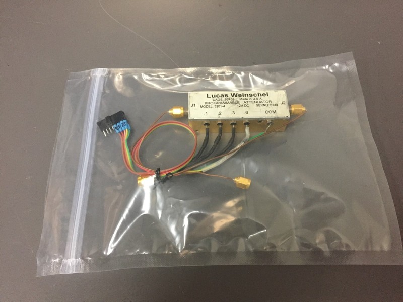 Lucas Weinschel 3201-4 Programmable Attenuator, 12V DC gallery