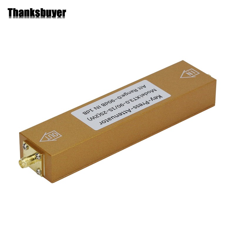 2W SMA-KK Type 0-90dB 0-3GHz RF Adjustable Attenuator Digital Step RF Attenuator gallery