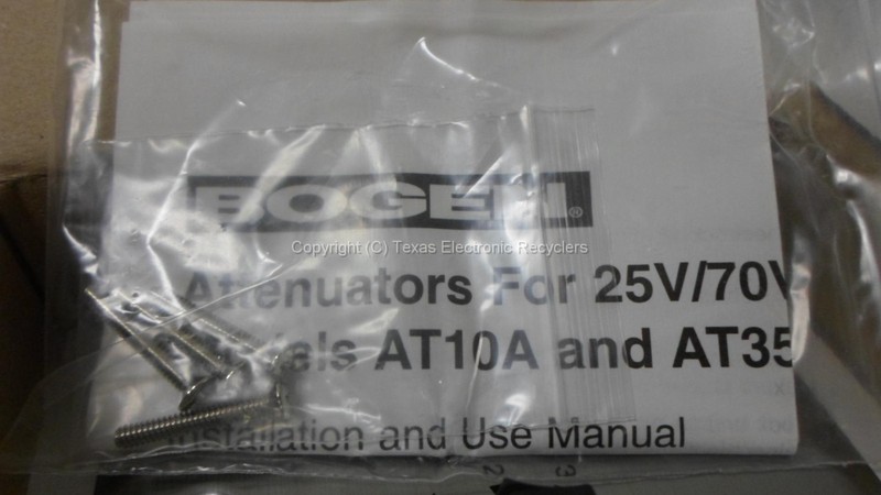 NEW - Bogen AT-35A 35 Watt Attenuator gallery