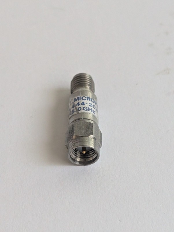 Midwest Microwave Model 444 20dB DC-8.0GHz Attenuator SMA gallery