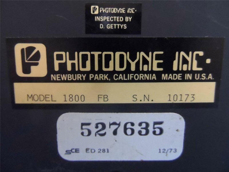 Photodyne Model 1800 FB Fiber Optic Attenuator With Wooden Case gallery