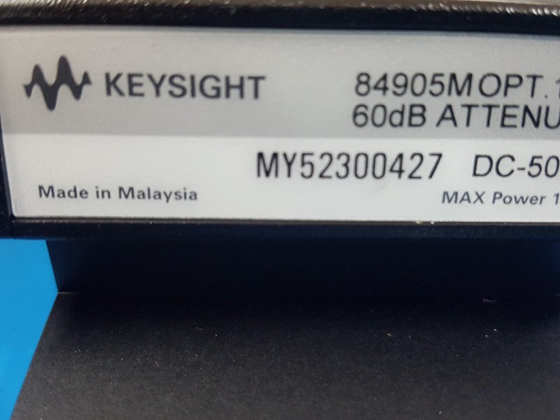 Keysight 84905M: Programmable Step Attenuator, 50 GHz 60 dB Opt. 100 024 (0427) gallery