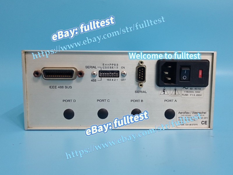 1pcs Aeroflex， Programmable attenuator 8310-325-F, range DC-6GHz-fulltest gallery