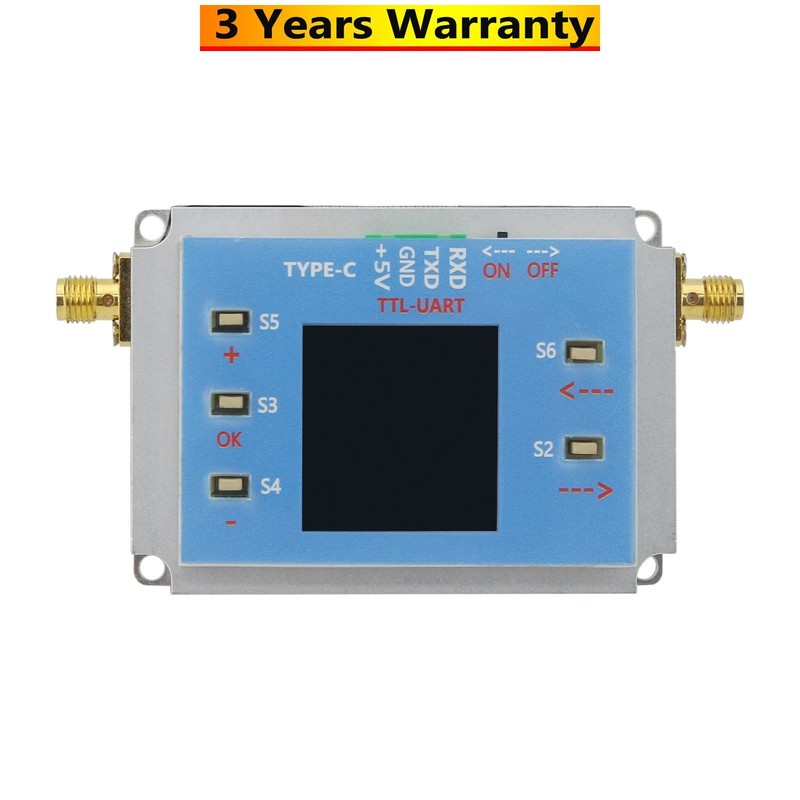DC-3GHZ 90DB Programmable Attenuator Module RF Attenuator Step 0.25DB 1.3" OLED- gallery