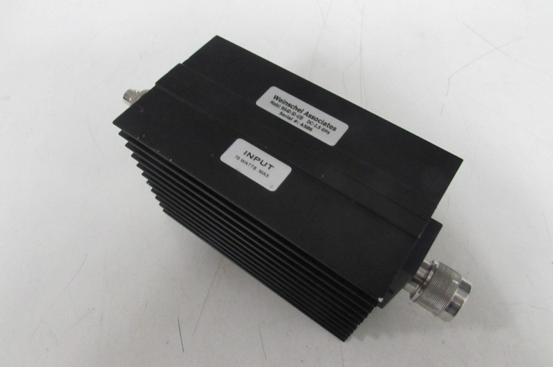 Weinschel WA40-50-43B Coaxial Attenuator, dc to 2.5 GHz, 75 Watts Max input