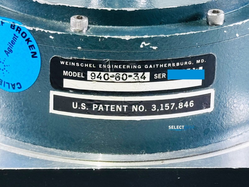 WEINSCHEL (AEROFLEX) 940-60-34 DC to 4GHz, 60 dB VARIABLE ATTENUATOR (REF: 897P) gallery