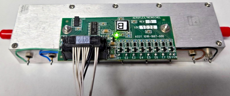 Aeroflex/Weinschel Programmable Step Attenuator 3408T-55.75, 6GHz .25dB TESTED gallery