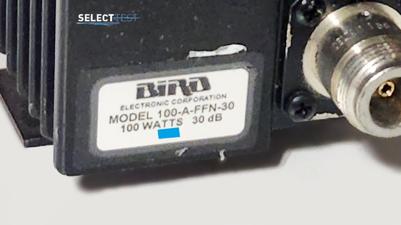 BIRD 100-A-FFN-30 100 WATTS, 30 dB RF BI-DIRECTIONAL ATTENUATOR *LOOK* (REF.: J) gallery