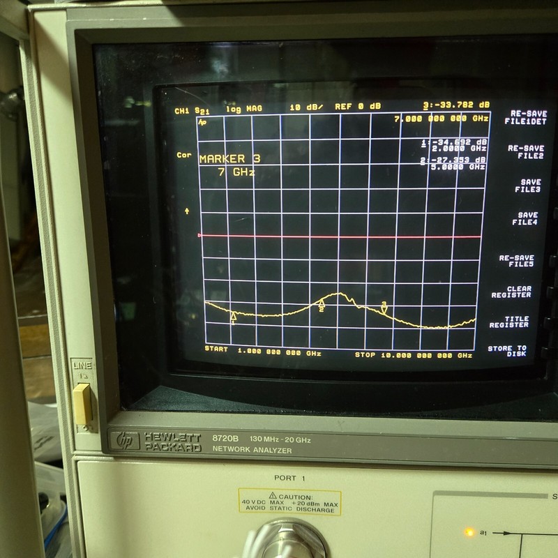 Kratos/General Microwave Programmable RF Attenuator 2-4 GHz 64dB 3492-64 tested