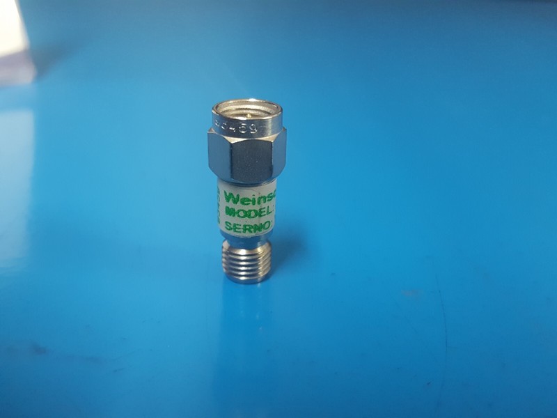 Weinschel 3T-3: Coaxial RF Attenuator 2 W, DC-12.4 GHz (Y3725) gallery