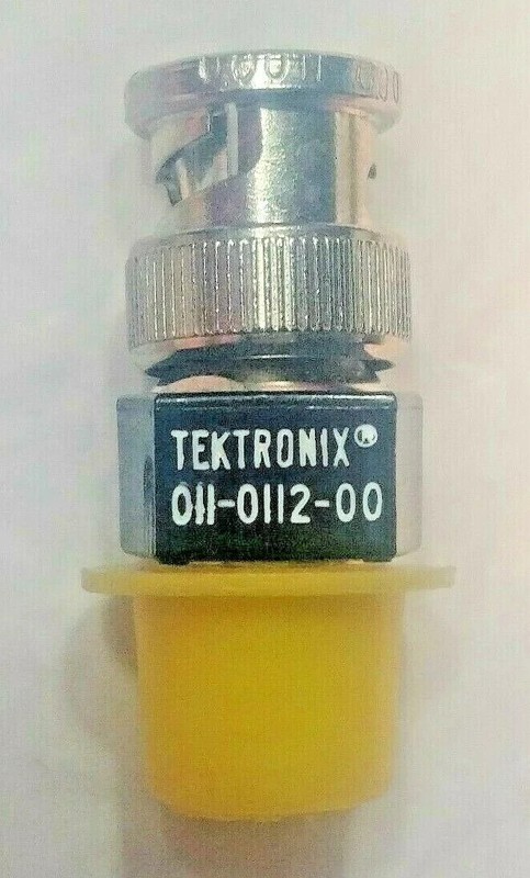 Tektronix AC Coupled Attenuator 50/75 Ohm BNC last one end cap missing