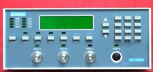 Weinschel 8310-138-3-T Step Attenuator, 3-Channel, .8-3.0GHz , 103/1dB Steps, Re