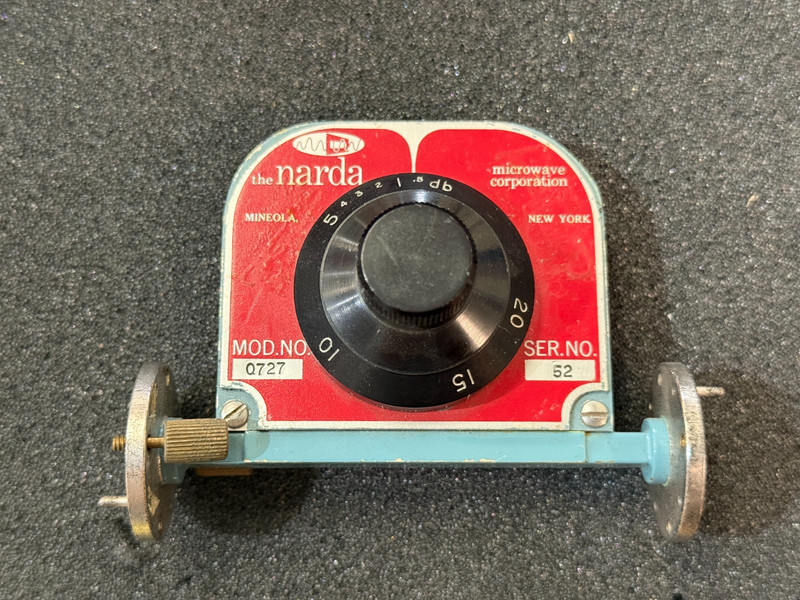 Narda Model 0727 Variable Attenuator 20dB