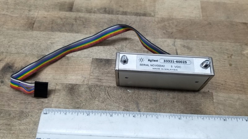 Agilent HP 33321-60025 DC-3GHz 70dB 5V Programmable Step Attenuator #5