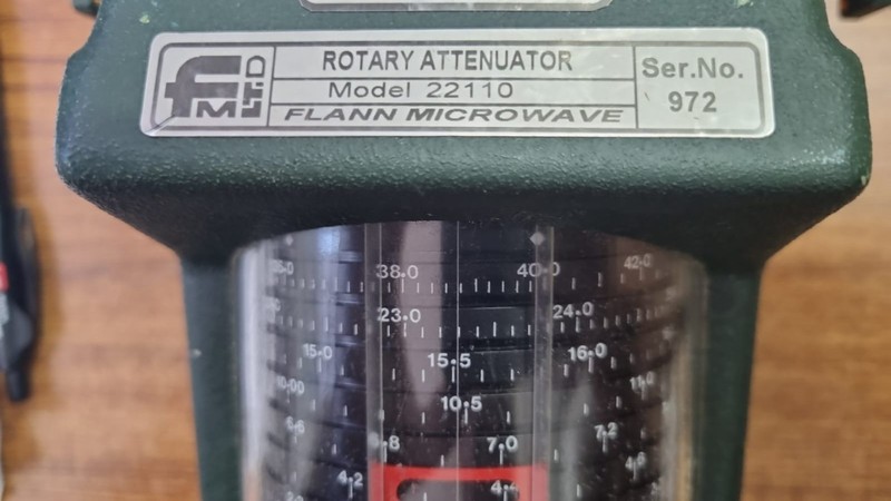 FLANN MICROWAVE 22110 ROTARY ATTENUATOR FM