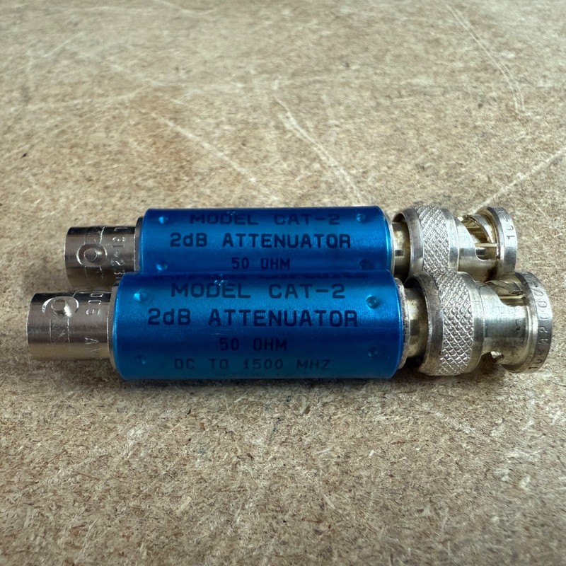 Mini-Circuits RF Attenuator CAT-2 Set of 2 Vintage Signal Test Equipment gallery