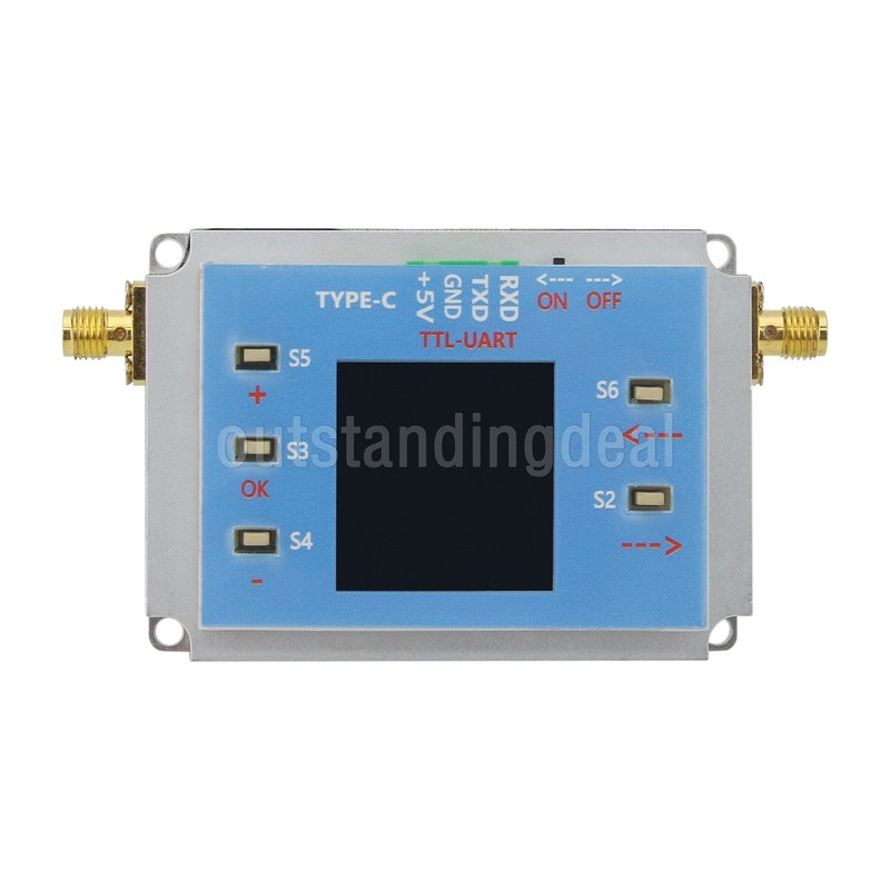 DC-3GHZ 90DB Programmable Attenuator Module RF Attenuator Step 0.25DB 1.3" OLED- gallery