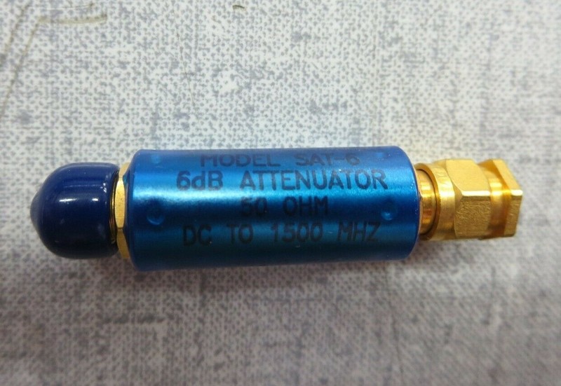 Mini-Circuits SAT-6 Attenuator (50Ω, 6dB, DC To 1500MHz) Lot of 2