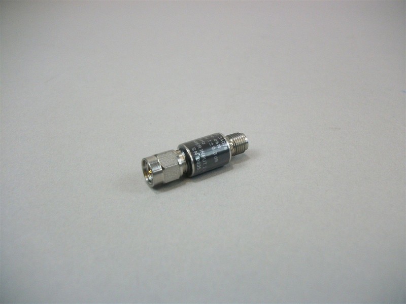Midwest Attenuator 12.4 GHZ 1DB 2Watts SMA M/F Ends Connector - New M3933/14-06N