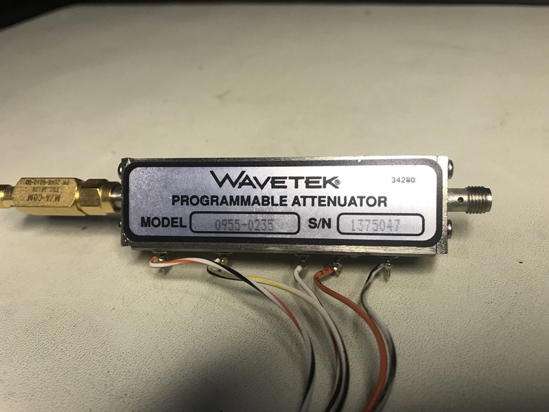 Wavetek Programmable Attenuator 0955-0235 w/ M/A-COM 2046-6010-00 DC BLOCK gallery