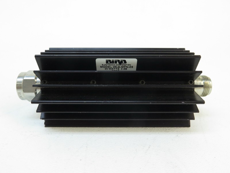 Bird 25-A-MFN-03 Attenuator, DC-4000 MHz, 25 Watts, 3dB Type N Female