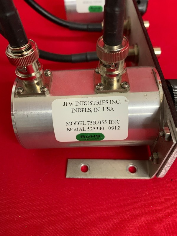 JFW Industries 75R-055 and 75R-056 BNC Manual Step Attenuators Set gallery