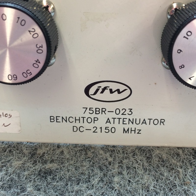 JFW 75BR-023 Bench Top Rotary Attenuator – 75 Ohm, DC–2150 MHz gallery