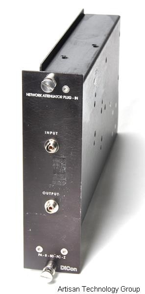 DiCon PA-8-50-FC-Z Variable Attenuator Plug-In