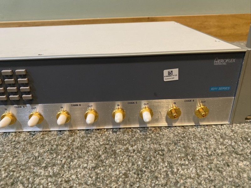 Aeroflex Weinschel 8311-352-6-FN Programmable Attenuators 6 Channel EXCELLENT! gallery