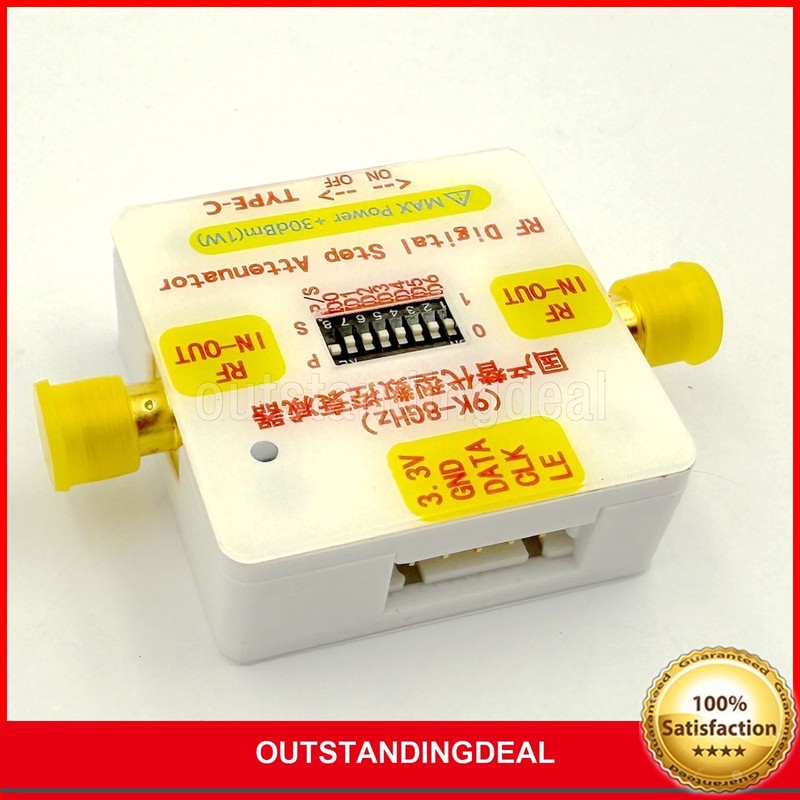 9kHz-8GHz Digital Programmable RF Adjustable Attenuator w/ SMA Female Connector gallery