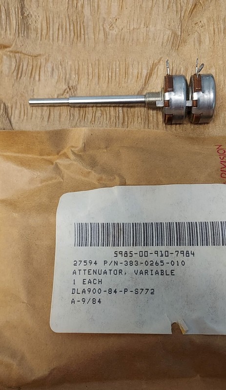 ‘1 PIECE’ – PN# 383-0265-010 – ALLEN BRADLEY AB – ATTENUATOR, VARIABLE