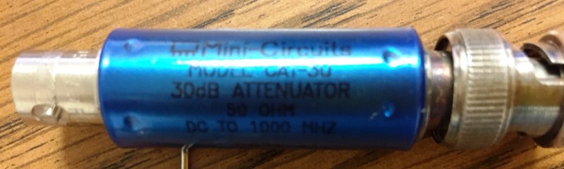 Mini Circuits Model CAT-30 30dB Attenuator, 50 ohm, DC to 1000 Mhz gallery