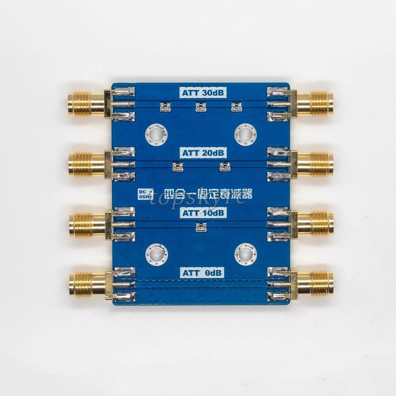DC-6GHz Fixed Attenuator Module 0dB 10dB 20dB 30dB 4-IN-1 RF Attenuator tp1 gallery